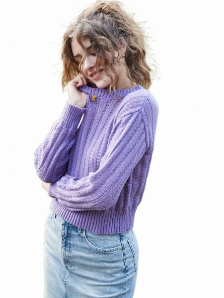 

women's sweaters knit mix drop shoulder open knit sweater l53g#, White;black