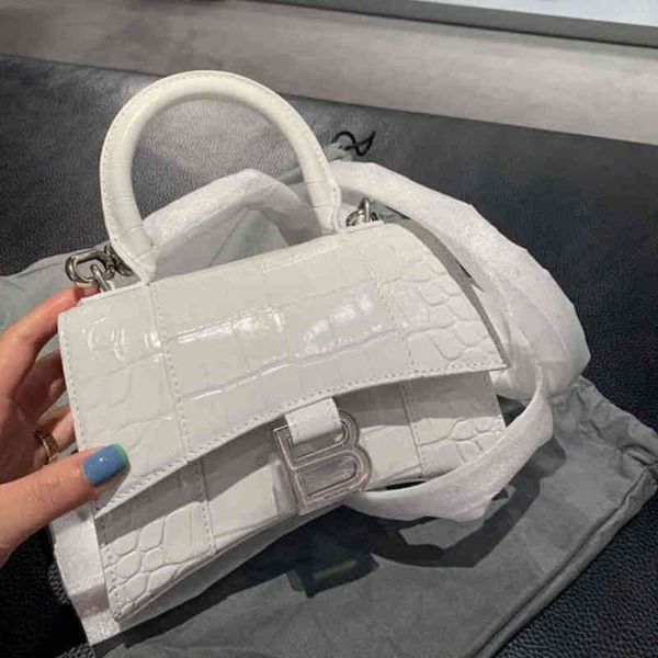 

women handbags classic balencigass bags 2022 shoulder fashion alligator b-shaped hourglass versatile messenger