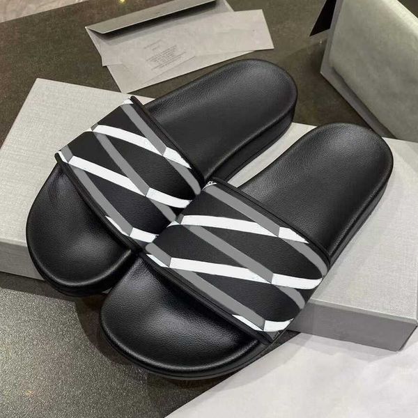 

oran slides shoes paris 2022 sliders mens womens summer sandals beach slippers ladies flip flops loafers black white blue pink slides chauss, Blue;gray