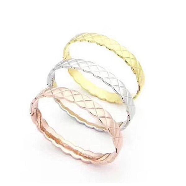 

2019 women bracelet 316l titanium steel screw bangle with screwdriver bracelets for women three colors223e, Black