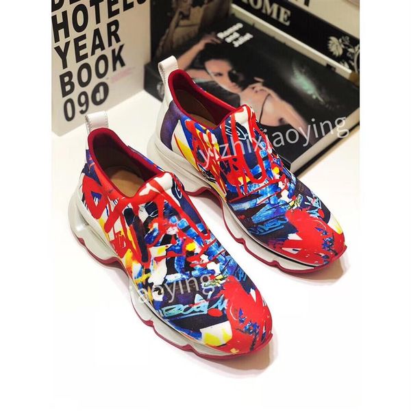 

2021 casual shoes leather italy green designers sneaker cartoon patch interlocking shoe runner trainers dress shoes yz190511 size35-46270j, Black