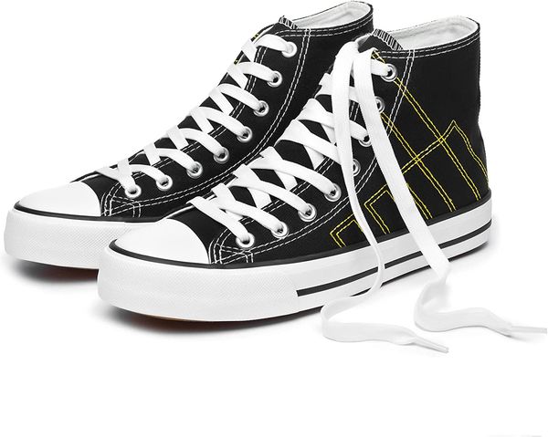 

ye.black high-canvas sports classic canvas walking sneakers