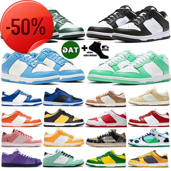 

sb shoes sneakers designer casual grey fog university red varsity green womens valentine 's day mens women unc dunks low panda, Black