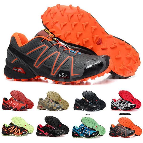 

2020 arrival mens zapatillas speedcross 4 sneakers outdoor waterproof cros, Black;brown