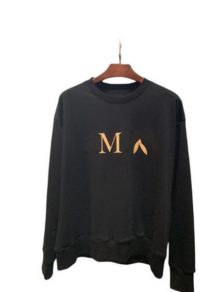 

designer sweatshirt mens sweatshirt man woman sweater crewneck oversized pullover 20ss black white streetwear hip hop cotton letter print lo