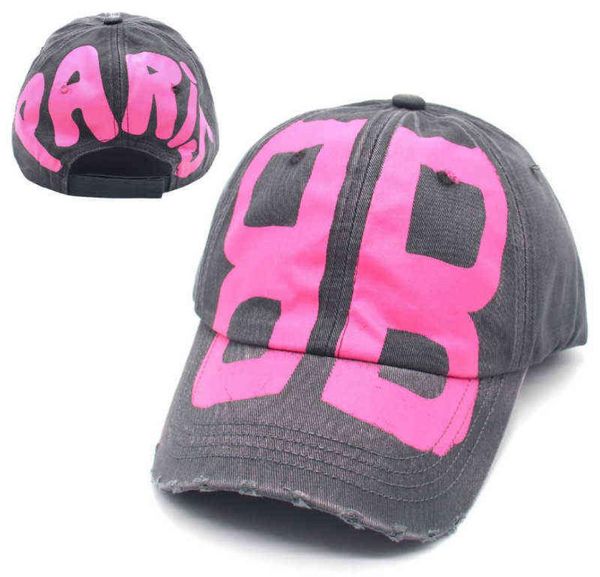 

bb letter baseball cap brand designer summer adjustable cotton women, Blue;gray