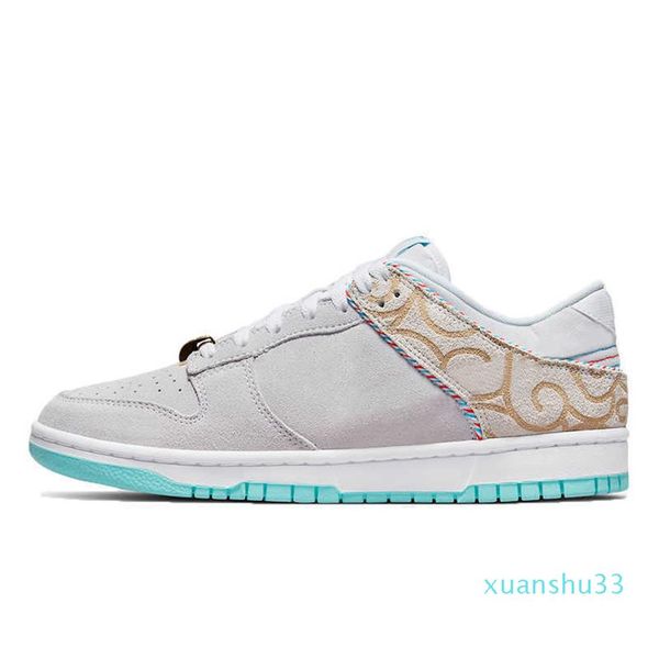 

luxurys designers sb casual sports shoes animal dunks paisley unc blue raspberry women men trainers union low bart simpson green barber260l, Black