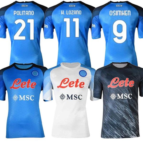 

soccer jerseys 22 23 napoli soccer jersey maglia naples 2022 2023 zielinski anguissa olivera maradona football shirt camiseta fabian camisa, Black;yellow