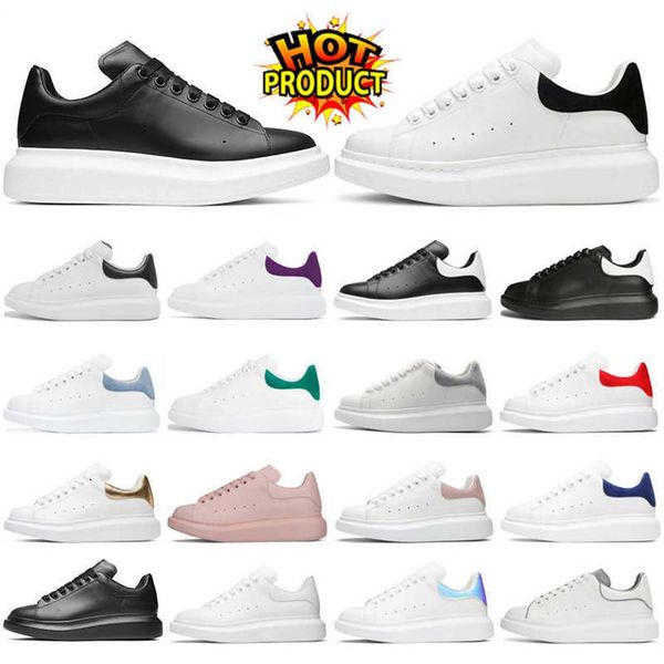 

og designer sneakers mc queens alexander casual shoes chaussures luxury men women platform shoe black suede triple white mens wo202p