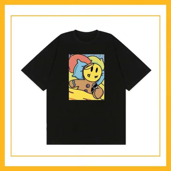 

men's t-shirts designer men t shirts mens womens t shirt fashion smiley pattern tee brand cotton tshirts131u, White;black