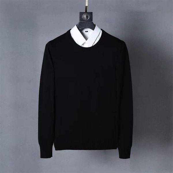 

men s sweaters classic solid color fall winter long sleeve loose casual v neck retro 220908, White;black