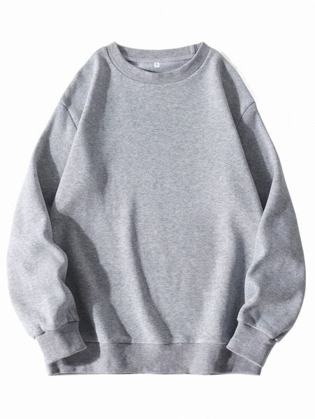 

women's hoodies & sweatshirts round neck thermal pullover n1zz#, Black