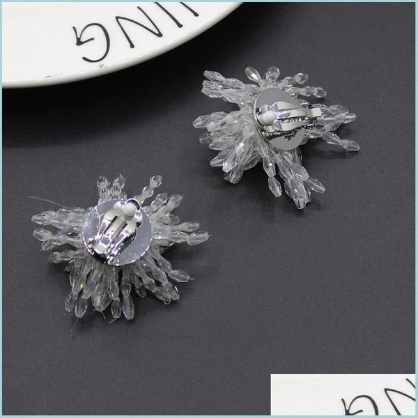 

stud stud guri na zha with fl handmade beaded earrings womens accessories 578stud drop delivery 2021 jewelry bdedome dhgix, Golden;silver