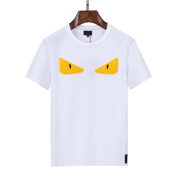 

mens designer t shirts summer men fashion trendy shirts letter print casual womens round neck tees, White;black