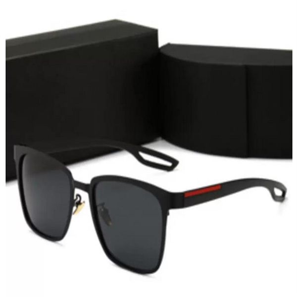 

mens designer sunglasses women luxury sun glasses plated square frame brand retro polarized fashion goggle highly quality 6 color 2129, White;black