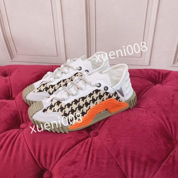 

2022 running shoes designer zapatos 35-41 casual white volt green black fly racer chaussures triple black mens womens off prestos hc210428, Red;white