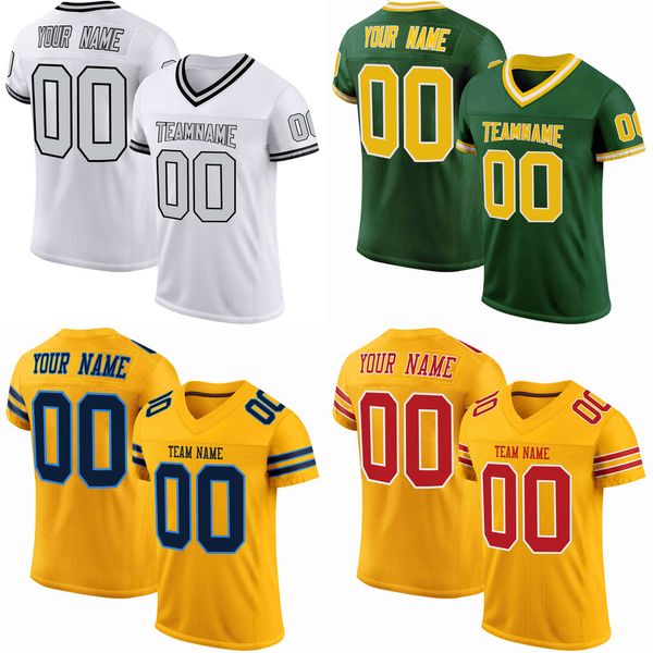 

2022 american football jersey sew team name/number athletic ployester practice short sleeve shirts for boy/girl/kids birthday gift soccer je, Black