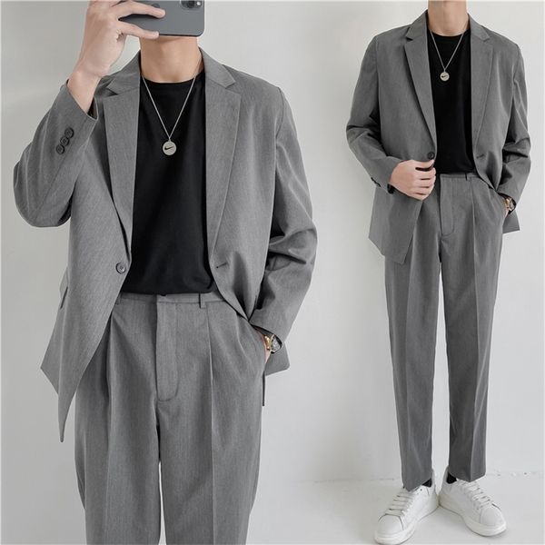

men's suits blazers jacketspants brand clothing men women 2 pieces classic suit sets black men business suits sets spring autumn weddin, White;black