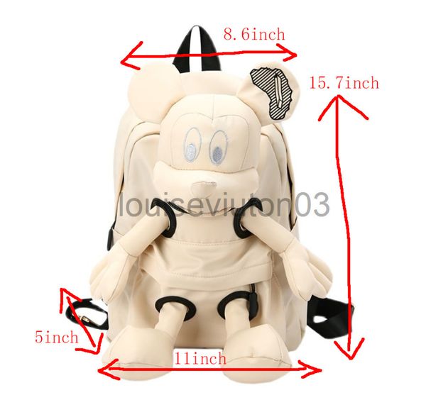 

designer basketball school cute mouse nylon backpack mens womans tote shoulder handbag large capacity brands messenger college student'