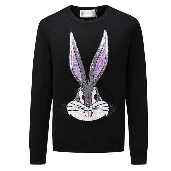 

mens designer sweaters fashion classic mens for women quality casual all-match round neck long sportswear letter famous sweater jumper -3xl, White;black
