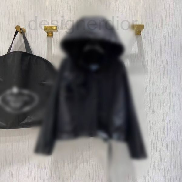 

women's jackets designer p's 2022 autumn and winter new products backpack belt hat detachable short trench coat men women alike, Black;brown
