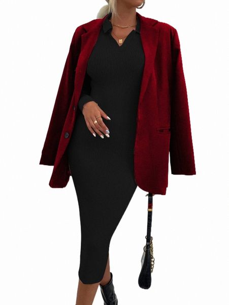 

women's sweaters 1pack rib-knit bodycon sweater dress r8jh#, White;black