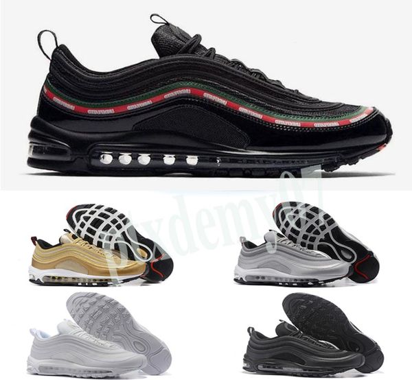 

men shoes women sports trainers og triple black metallic gold silver bullet, Black;brown
