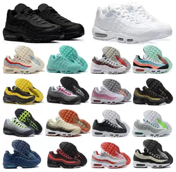

95s men running shoes 95 pink triple black white neon greedy laser fuchsia clear overlays mens women trainers outdoor sports sneakers casual
