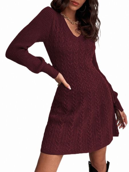 

women's sweaters lace up cuff cable knit sweater dress k0lk#, White;black
