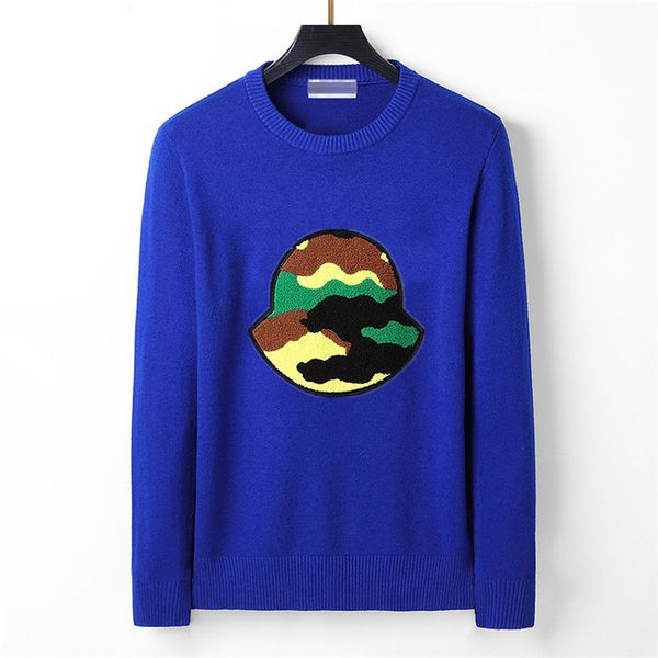 

winter fashion classic designer sweaters mens for women quality casual all-match round neck long sportswear letter famous sweater jumper -3, White;black