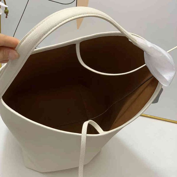 

shoulder bags brand the cowhide tote women's fashion leisure lazy wind armpit commuting european goods large capacity one shoulder buck