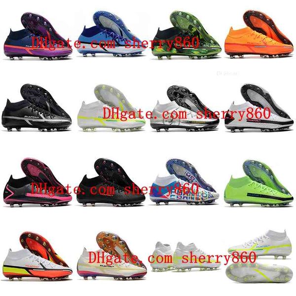 

mens high ankle soccer shoes phantom gt elite dynamic fit ag-pro cleats firm ground trainers football boots