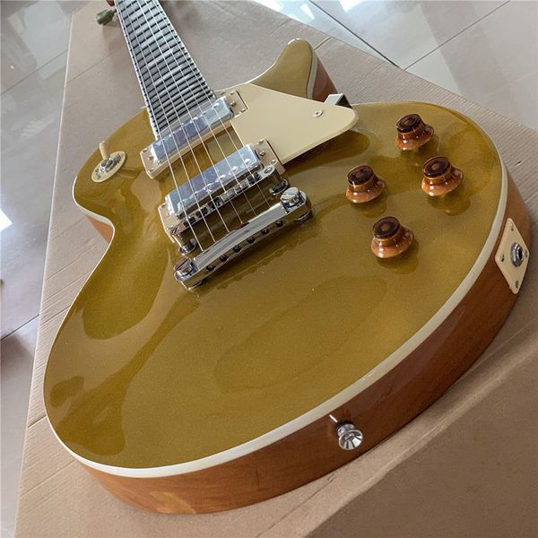 

big gold face electric guitarsuper sound great feel delivery home