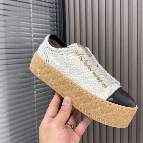 

women khaki dress shoes flat print tweed lace upbiscuitshoeblack white grey thick sole colorblock outdoorshoes casual breathable, Black