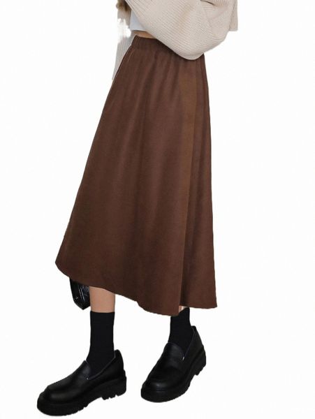 

skirts dazy elastic waist corduroy skirt 2022 new i1kq#, Black