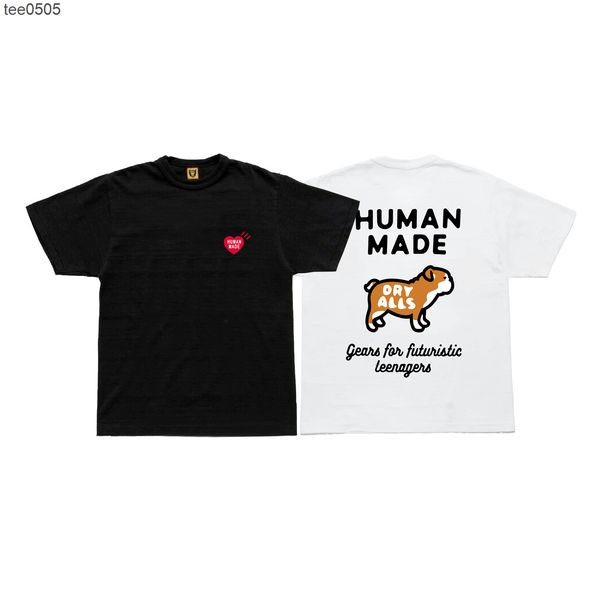 

2022 summer new human slub cotton men's and women's short sleeve t-shirt, White;black