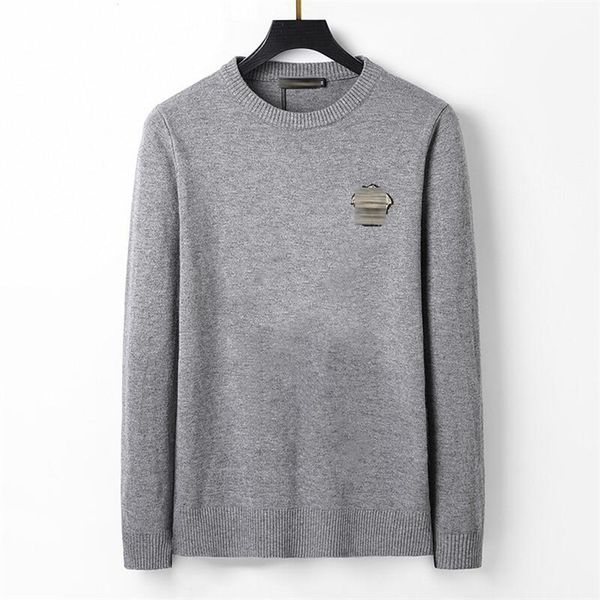 

winter fashion classic designer sweaters mens for women quality casual all-match round neck long sportswear letter famous sweater jumper -3, White;black