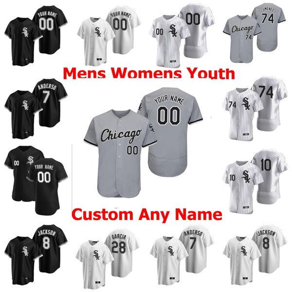 

college wear 2020 baseball jerseys youth kids luis alexander basabe 39 aaron bummer zack burdi dylan cease steve cishek jimmy cordero custom, Black