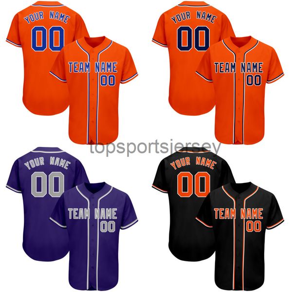 

2022 custom baseball jersey professional full sublimated team name/number for men lady kid breathable hip hop streetwear outdoors, Black