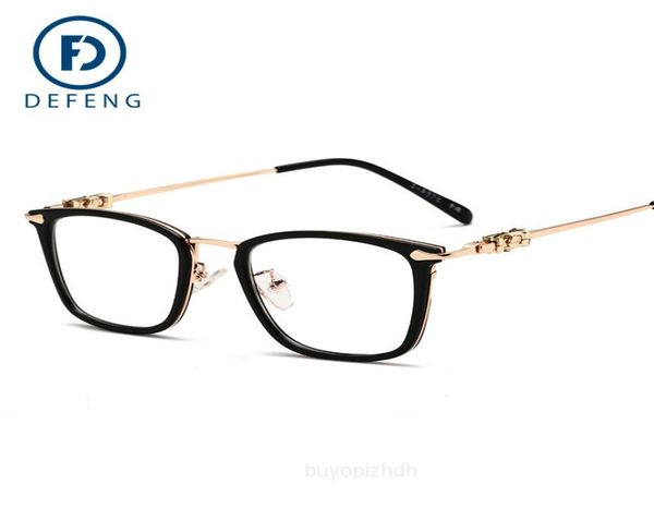 

2022 ch glasses chrome de new square myopia frame female semi metal cross m, Silver