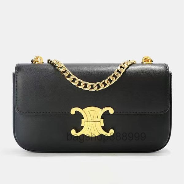 

one-shoulder messenger bag underarm bag women's baguette chain 2022 new light luxury designer 2022 quality