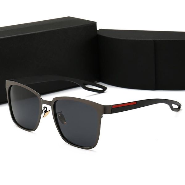 

fashion vintage oversized polarized men sunglasses outdoor sport square shades mens sunglasses sun glasses with cases and box 01203239, White;black