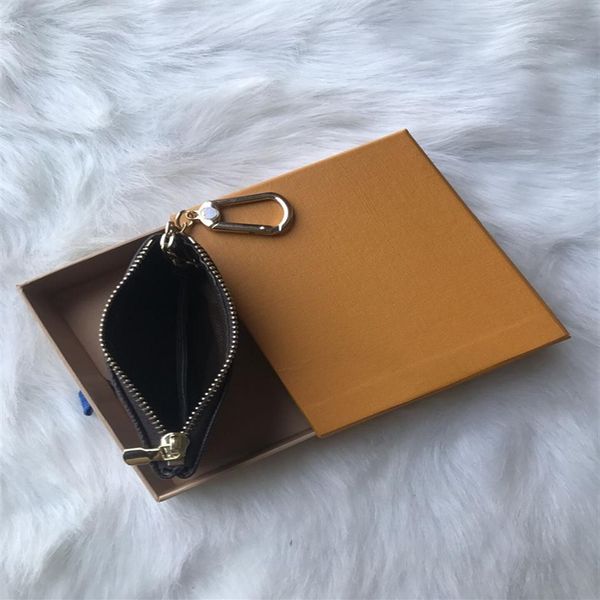 

delivery special 4 colors key pouch coin purse zip wallet wallet women coin purse 62650 with box certificate2464, Red;black