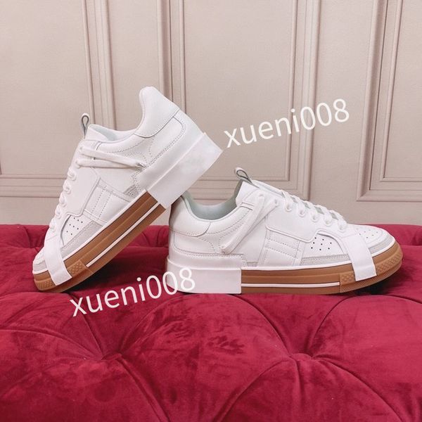 

2022 luxurys designer ace shoes men women 34-41 casual sneakers chaussures leather trainers embroidery stripes sneaker walking sports shoe h, Red;white