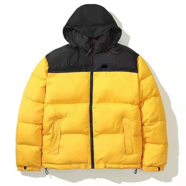 

mens stylist coat parka puffer downs winter outerwear big fur hooded fashion classic casual down multiple colour keep warm parkas 6 colour f, Black