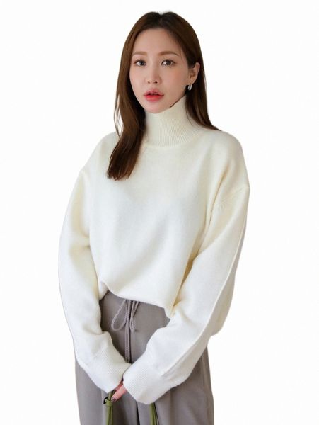 

women's sweaters dazy high neck drop shoulder sweater a0vy#, White;black