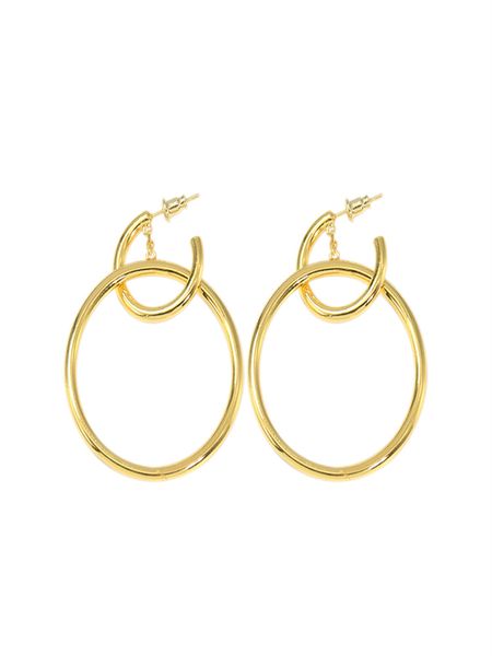 

dangle earrings 2022 trend hoop earrings for women girls indian jewelry fashion charm accessory gold plated small lovely personalized weddin, Silver
