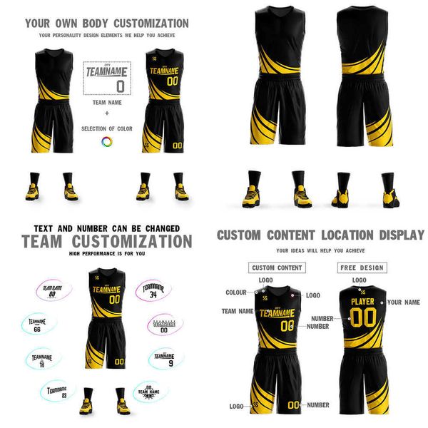 

2022 basketball jersey custom uniform athletic s and shorts cool sportswear tank for adult/women/boys for playing outdoors shirt, Black