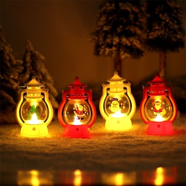 

Other Event Party Supplies Christmas Toy Decorations For Home Lantern Led Candle Tea light Candles Xmas Tree Ornaments Santa Claus Elk Lamp Kerst 220908