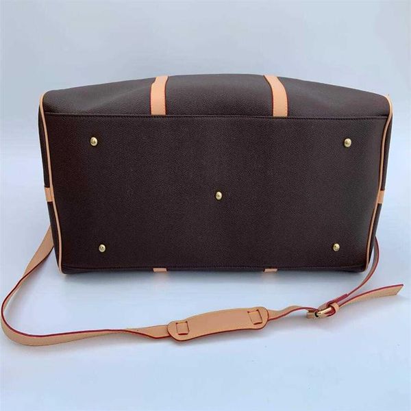 

new fashion men women travel bag duffle bag luggage handbags large capacity sport bag delivery lock tag 58cm255b
